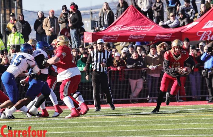 Los Rojos y Oro ganan 22 17 contra los Carabins