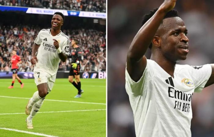 Los aficionados del Bernabéu crean un nuevo y brillante cántico sobre Vinicius Junior después de su hat-trick contra Osasuna – Real Madrid