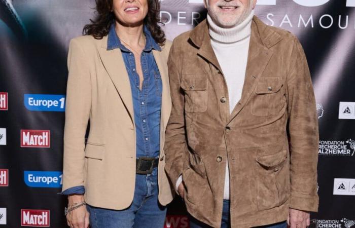 Pascal Praud con su esposa Catherine: después del calvario, la pareja disfrutó de una agradable salida con otras parejas