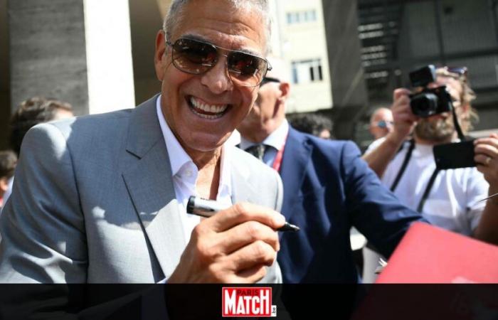 En Brignoles, Francia, George Clooney reacciona a la elección de Donald Trump