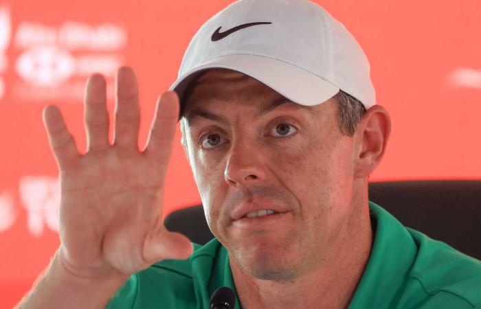 Un doble bogey descarrila la carga de Rory McIlroy en Abu Dabi