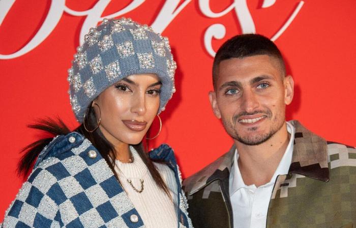 Verratti y Nabilla, el regreso a París fue bien celebrado