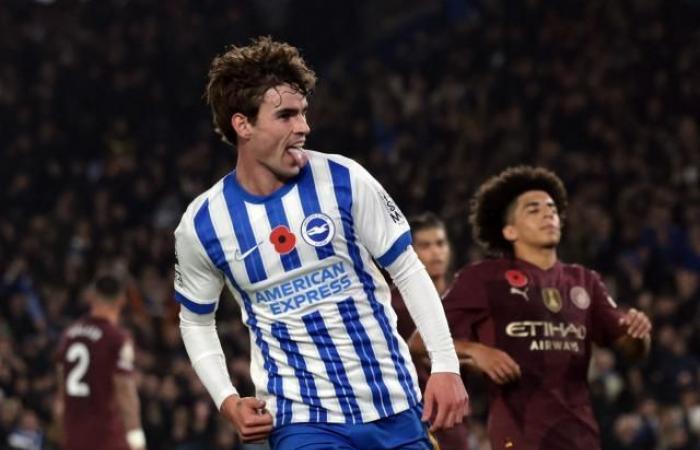 Derrotado por el Brighton en la Premier League, el Manchester City se hunde en la crisis