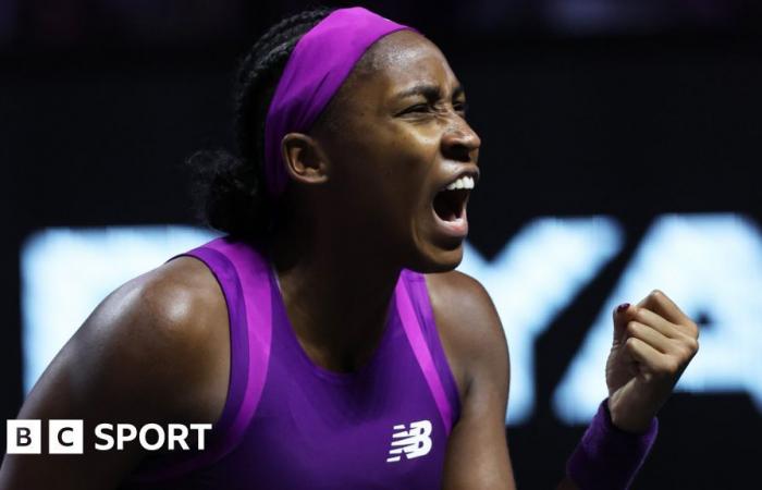 Finales WTA 2024: Coco Gauff vence a Aryna Sabalenka para preparar la final contra Zheng Qinwen