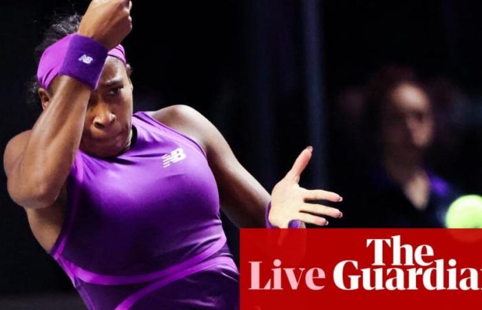 Coco Gauff v Zheng Qinwen: partido decisivo por el título de la final de la WTA – en vivo | Finales de la WTA