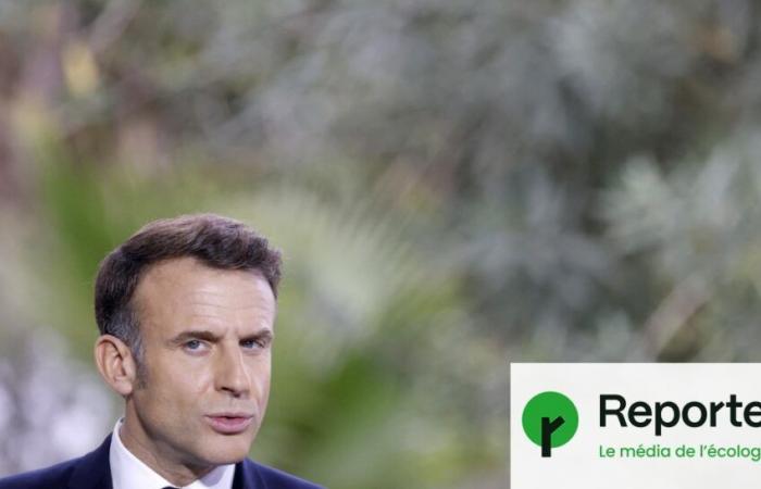 La fachada de oposición de Emmanuel Macron.