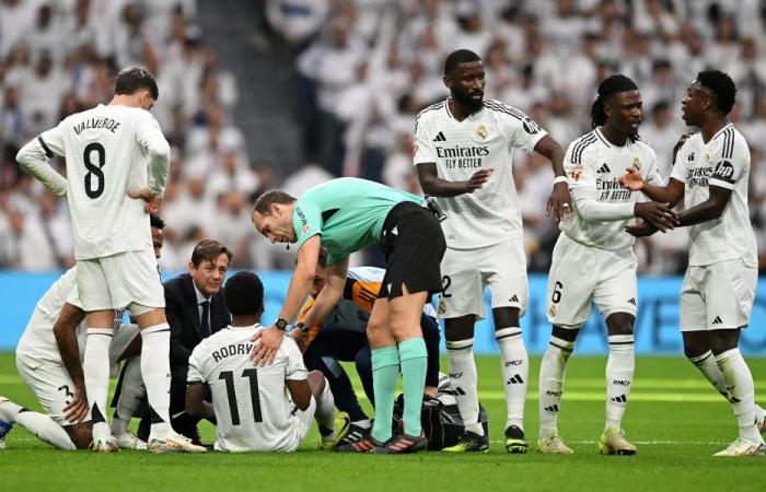 El delantero del Real Madrid se lesionó a los 20 minutos ante Osasuna