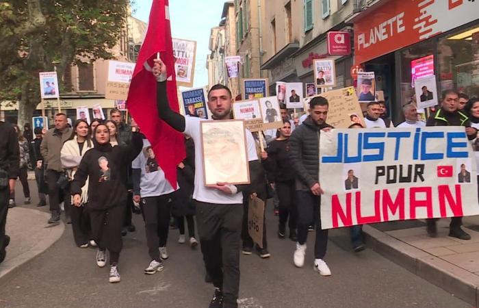 600 personas se reunieron para la marcha blanca en honor a Numan