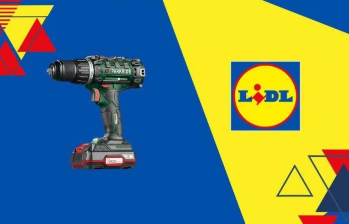 Este domingo, Lidl complace a los aficionados al bricolaje con este económico taladro-destornillador Parkside