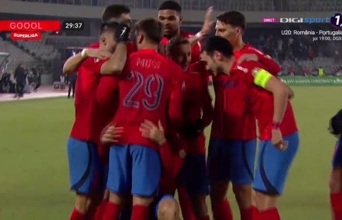 U Cluj – FCSB 0-1 | Daniel Bîrligea abre el marcador con una ejecución espectacular