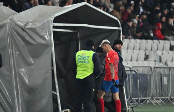 Tras la lesión de Vlad Chiricheș, el FCSB recibió otro golpe en la primera mitad del partido ante la “U” Cluj