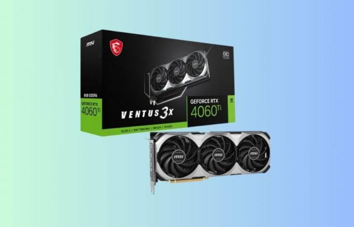 MSI GeForce RTX 4060: la tarjeta gráfica tiene el precio más bajo en este sitio