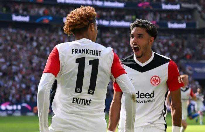 Frankfurt evita la remontada de la temporada, Marmoush y Ekitike siguen goleando