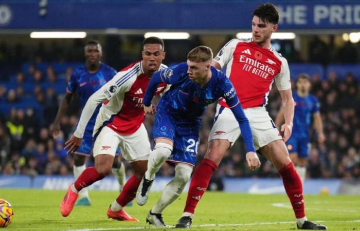 Empate disputado entre Chelsea y Arsenal