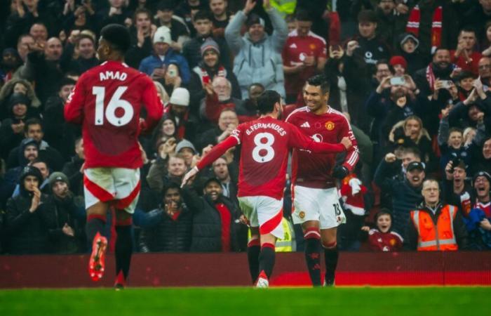 Antes del estreno de Rubén Armorim en el banquillo, el Manchester United sigue ante el Leicester (3-0)