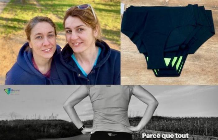 Adrienne, el pantalón deportivo antifugas nacido en Meursault: ¡cuando dos hermanas abordan las molestias con estilo y humor!