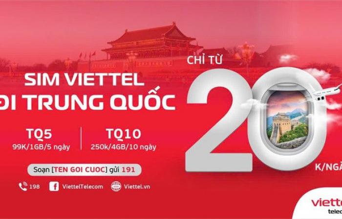 Viettel aumentó el tráfico hasta un 50%, los precios del roaming en Corea y China se mantuvieron sin cambios