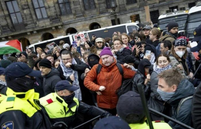 Ámsterdam: decenas de detenciones durante una manifestación pro-palestina prohibida: Noticias