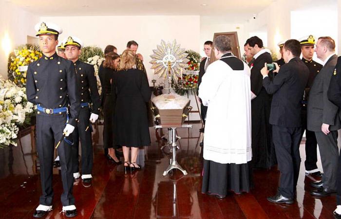 La Familia Imperial de Brasil en el funeral del Príncipe Antonio de Orleans-Braganza