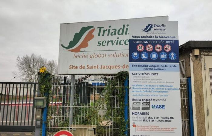 Un incendio en un centro de gestión de residuos clasificados de Seveso, cerca de Rennes