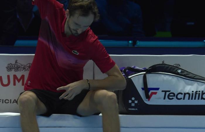 Finales ATP 2024 – Daniil Medvedev sobre su comportamiento: “Me dije: ‘Perdí el partido, no me importa’”