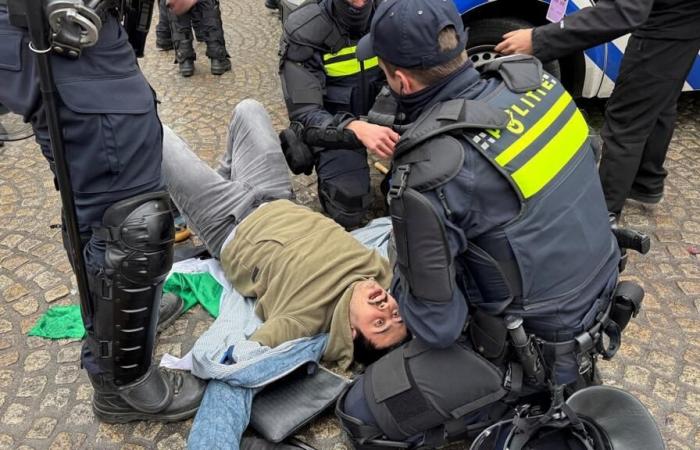 Decenas de detenciones al margen de una manifestación pro Palestina prohibida