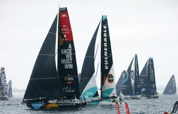 Vendée Globe: la 10.ª edición comenzó con Denis Van Weynbergh entre los 40 patrones (fotos)