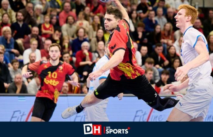 Balonmano: dura derrota de los Lobos Rojos ante la República Checa en su segundo partido de clasificación