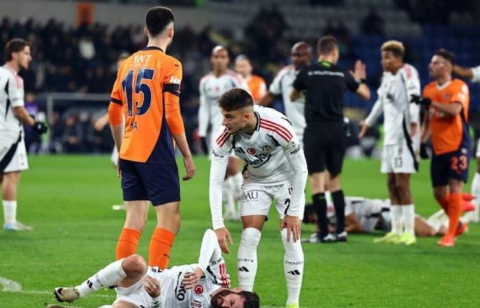 ¡No se marcaron goles en Başakşehir! Beşiktaş volvió a lesionarse