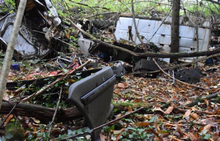 Los gendarmes encuentran dos vertederos clandestinos de coches en Orne