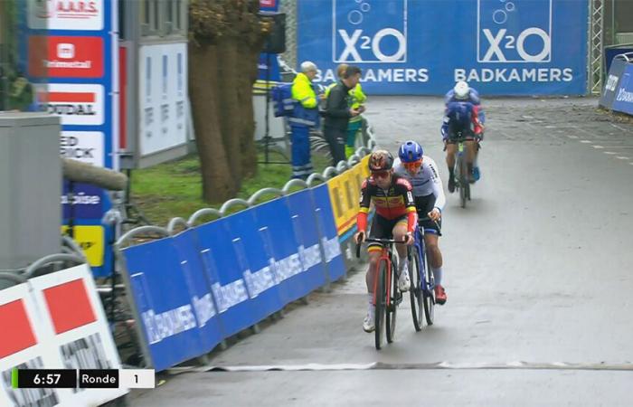 Thibau Nys inmediatamente hace brillar su camiseta de estrella europea con un fuerte esfuerzo en solitario en Lokeren