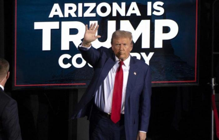 Donald Trump captura Arizona, el último estado clave, y alcanza los 312 votantes