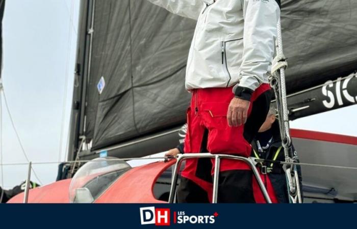 Vendée Globe: Gran emoción para el patrón belga Denis Van Weynbergh durante el descenso del canal Sables d’Olonne