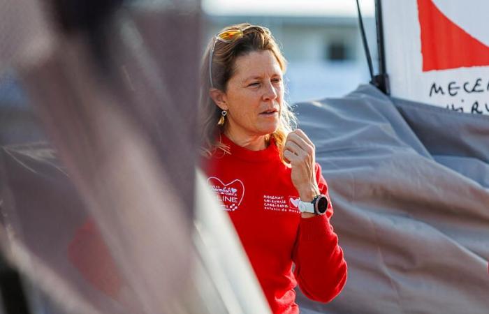 ¿Quién es Romain Attanasio, el padre de su hijo también en la salida de la Vendée Globe?