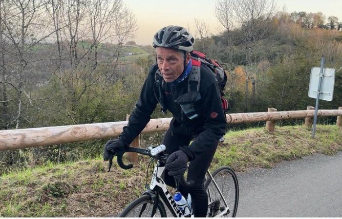 330 km recorridos a pie y en bicicleta en 33 horas: el increíble desafío deportivo de Bernard Pucheu-Planté para llegar a los balnearios de los Altos Pirineos