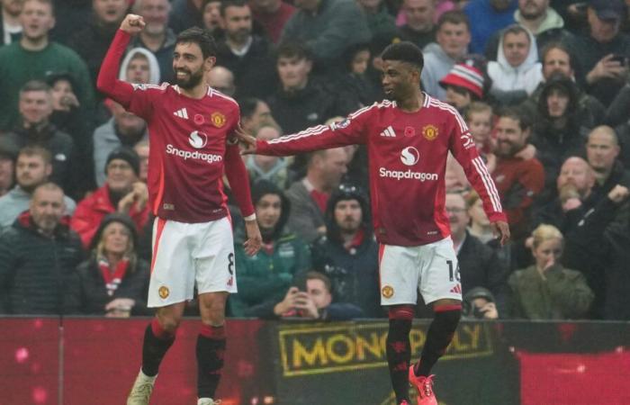 Man Utd 2-0 Leicester PUNTUACIÓN EN VIVO: transmisión e información del canal de televisión mientras continúa la racha anotadora de Bruno Fernandes