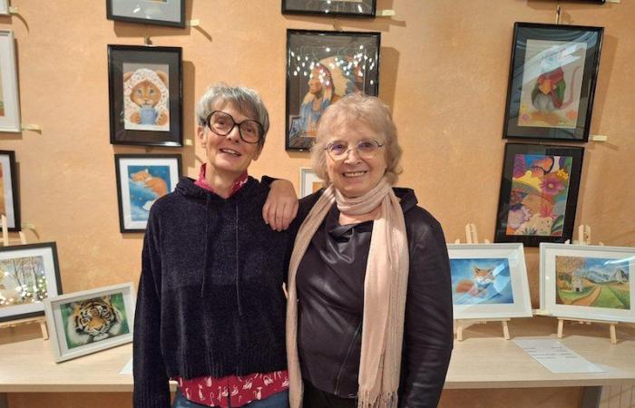 SAINT-SERNIN-DU-BOIS: Anne-Marie Minois y Cathy Michot exponen en el Prieuré