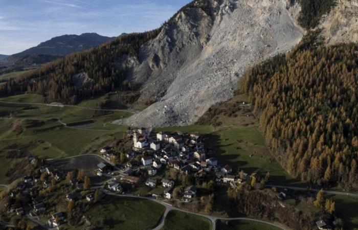 Amenaza de evacuación: pueblo de montaña suizo amenazado por masas de escombros