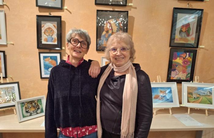 SAINT-SERNIN-DU-BOIS: Anne-Marie Minois y Cathy Michot exponen en el Prieuré