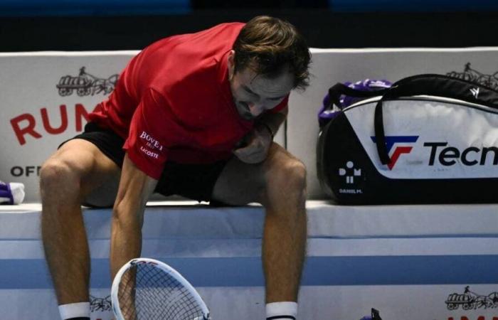 Daniil Medvedev vencido desde el principio por Taylor Fritz