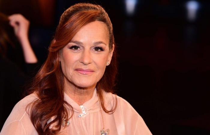 Andrea Berg impresiona con su profundo escote