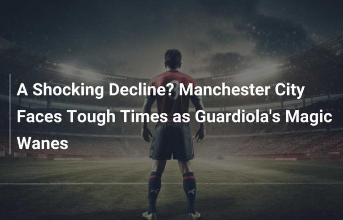 ¿Una caída impactante? El Manchester City enfrenta tiempos difíciles mientras la magia de Guardiola disminuye