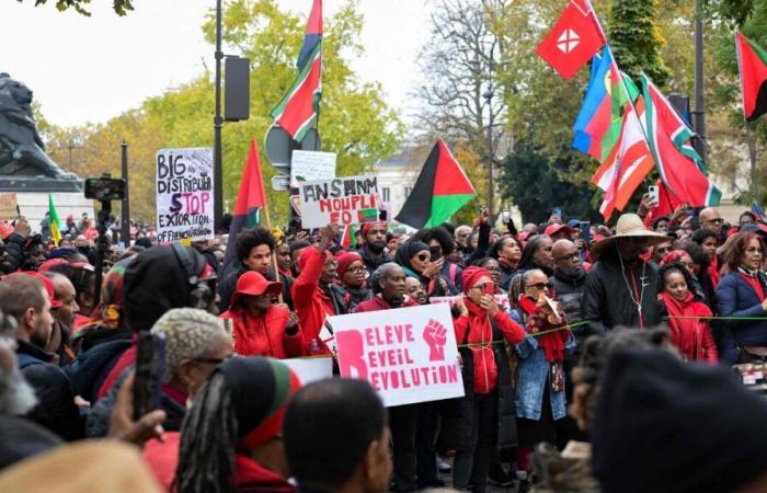 En París, miles de personas “levantan la cara” contra el alto coste de la vida en el extranjero