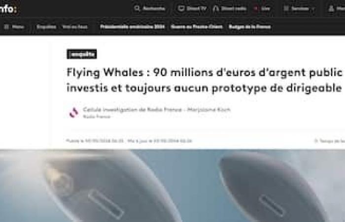 Dirigibles Flying Whales en Hydro-Québec: no para mañana