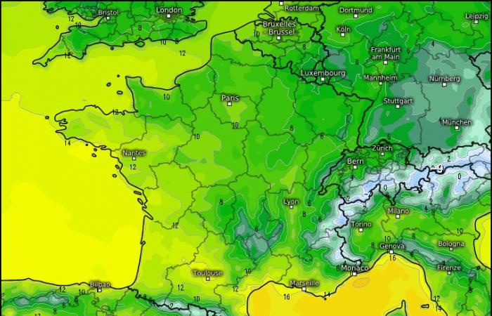 aquí es donde las temperaturas podrían bajar más