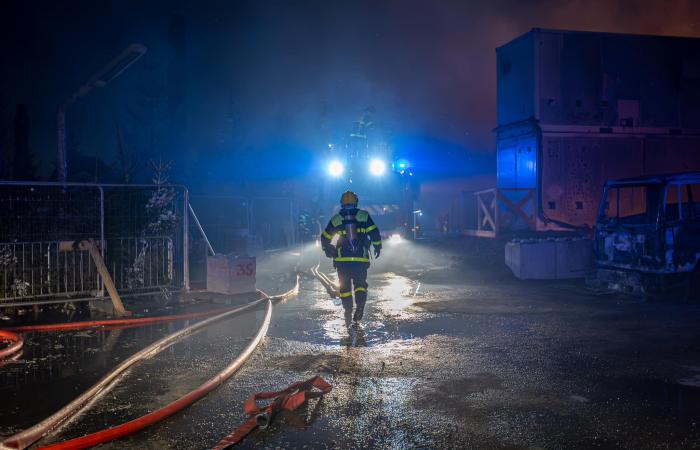 Devastador incendio en el pueblo navideño de Barcarès: el mercado navideño parcialmente destruido antes de su apertura