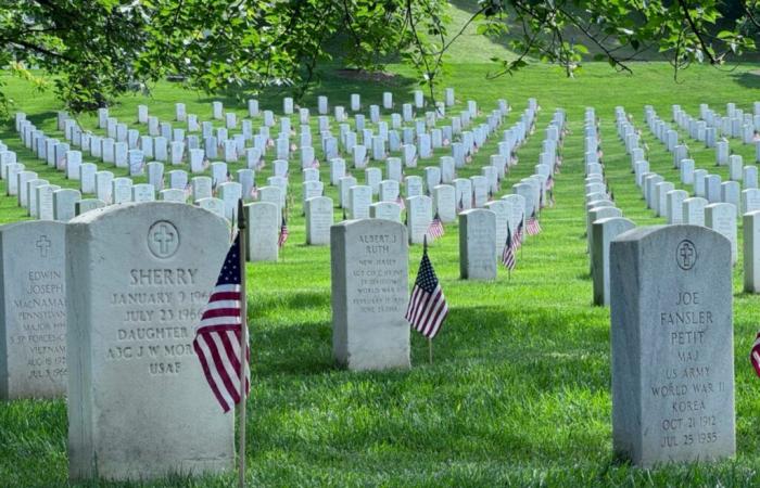 11 de noviembre estadounidense: Biden con Harris en el cementerio de Arlington