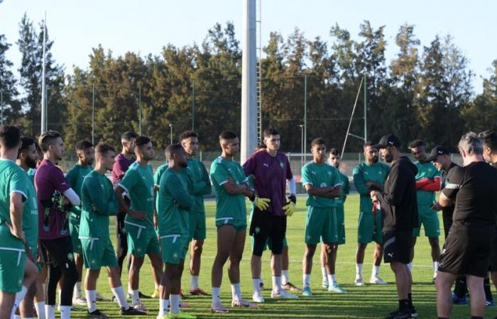 Los Lion Cubs de Tarik Sektioui en entrenamiento de preparación en Salé