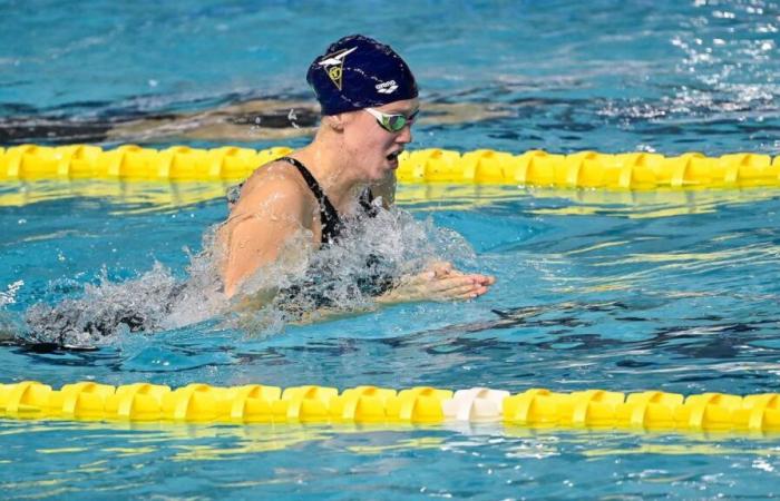 Florine Gaspard recupera tres medallas de oro del campeonato belga de piscina corta en Gante