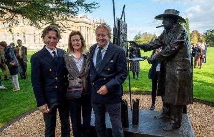 El Palacio de Blenheim presenta una nueva escultura para conmemorar el 150 aniversario del nacimiento de Sir Winston Churchill